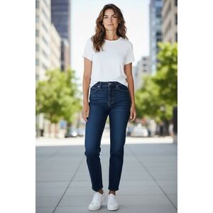 Kuhl Women's Denim Jeans Size 8 Straight Leg Pants Stretch